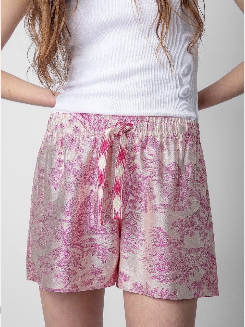 Zadig & Voltaire- pink shorts XS